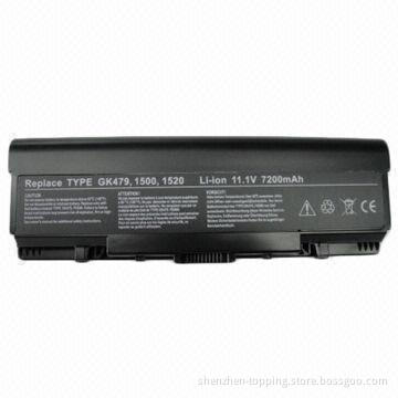 Rechargeable battery for Dell, 11.1V DC, 85Wh, 1,520, 1,521, 1,720, 1,721, 100% new laptop battery
